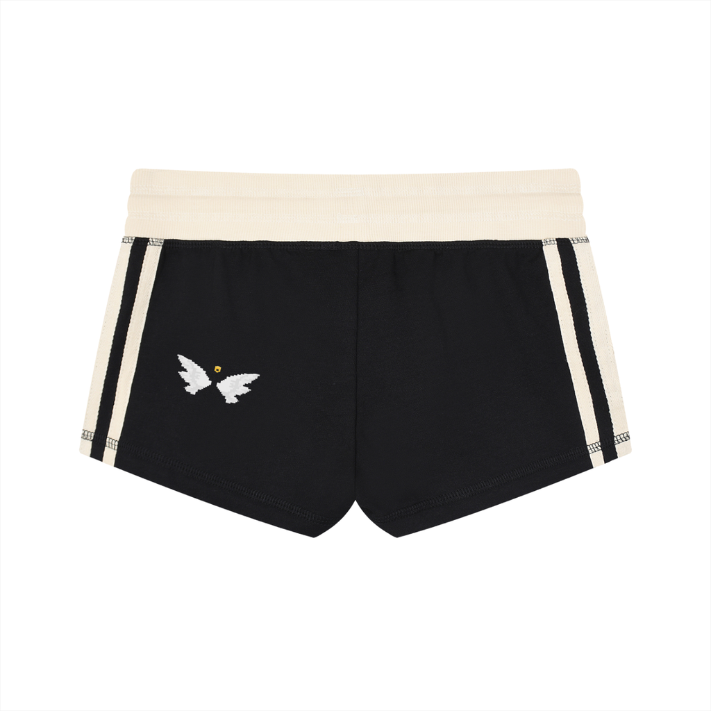 Women's Contrast Stripe Track Shorts