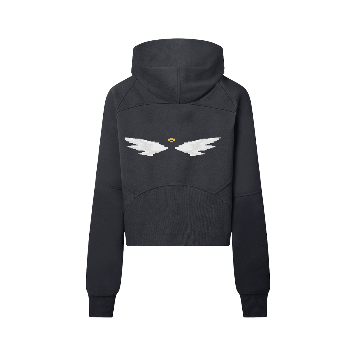 Cropped Half-Zip Hoodie