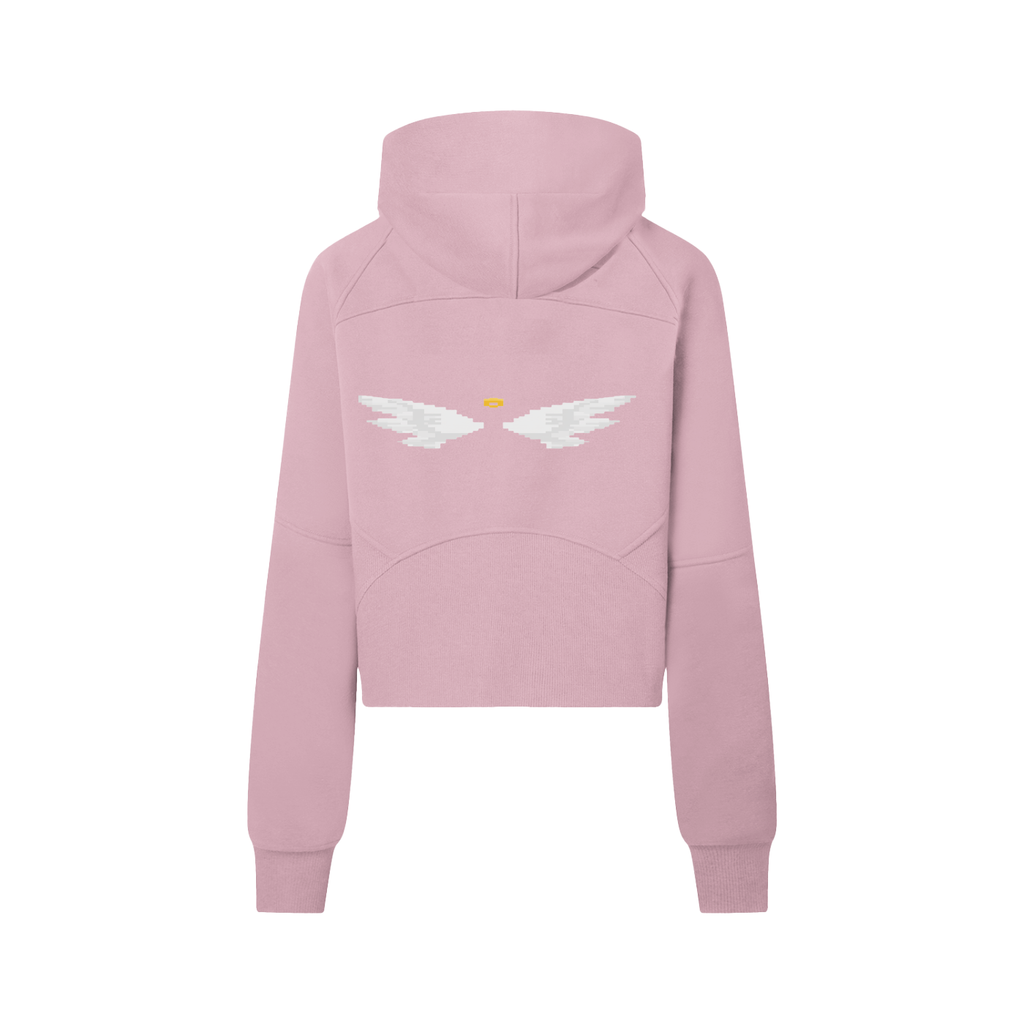 Cropped Half-Zip Hoodie